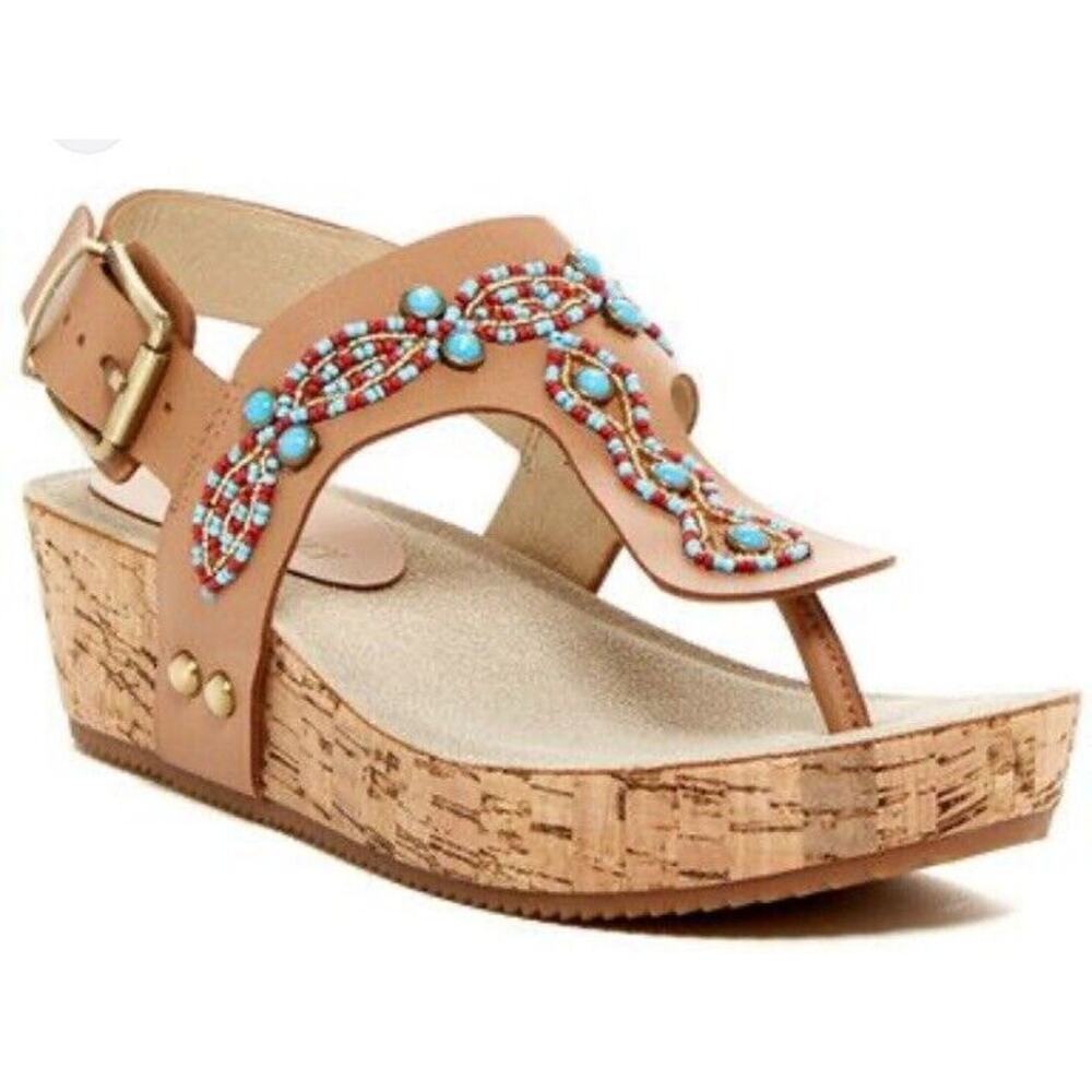 Ellen Tracy Islander Platform Sandal Womens 6.5